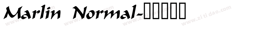 Marlin Normal字体转换